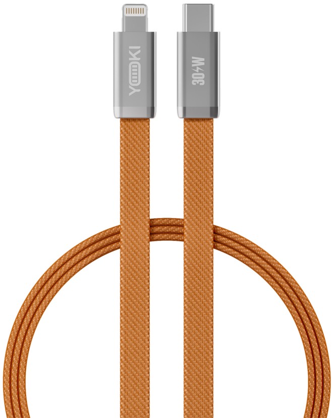 Кабель YOKI Type-C to iP 30W 1.2m Orange (AI65 AIR)